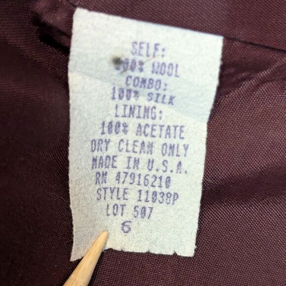 VTG Laura Madrigano Leopard Blazer 90s The Nanny Power Suit Mobwife Eclectic 6 - Picture 8 of 8